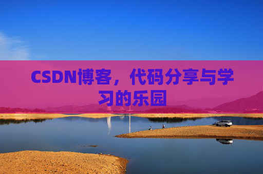CSDN博客，代码分享与学习的乐园